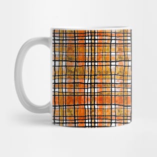 Comfy Plaid (orange) Mug